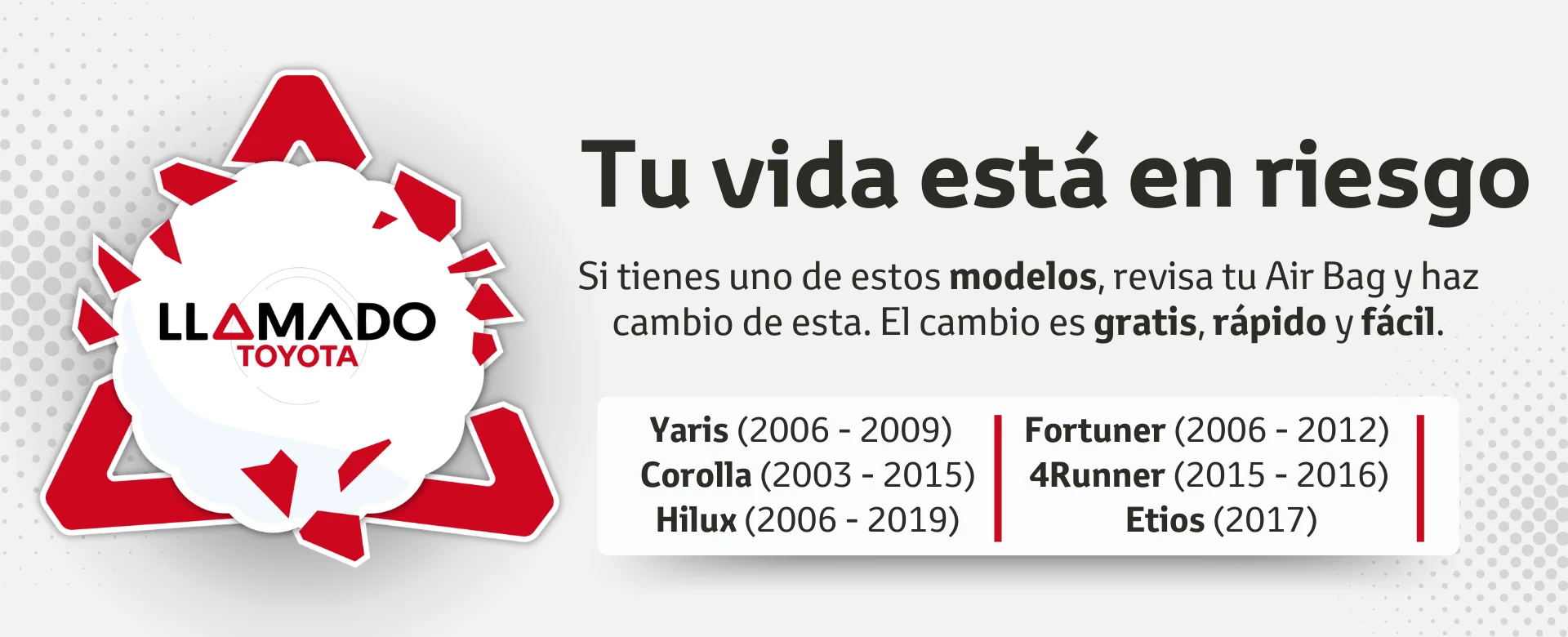 ¡Atiende al llamado!